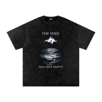 Genesis 1:2 - Snow Washed Oversized Cotton T-Shirt