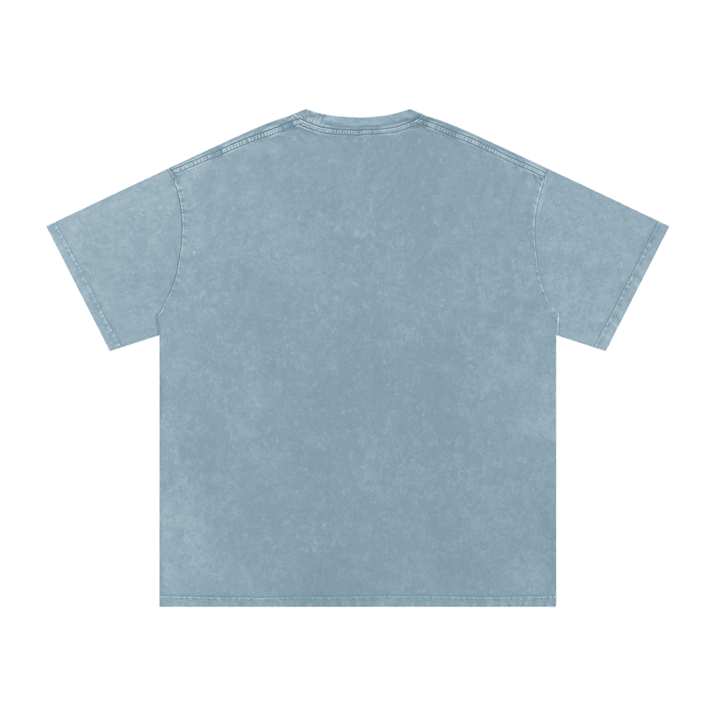 Jesus Calms The Storm Snow Washed Oversized Cotton T-Shirt