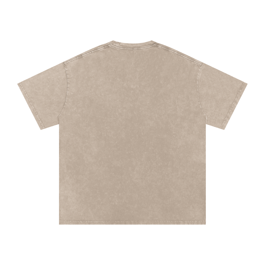 Jesus Calms The Storm Snow Washed Oversized Cotton T-Shirt