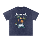 Noah's Ark - Snow Washed Oversized Cotton T-Shirt
